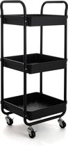 Bol.com Groentetrolley Quid Apolo Zwart Metaal 345 x 295 x 77 cm aanbieding