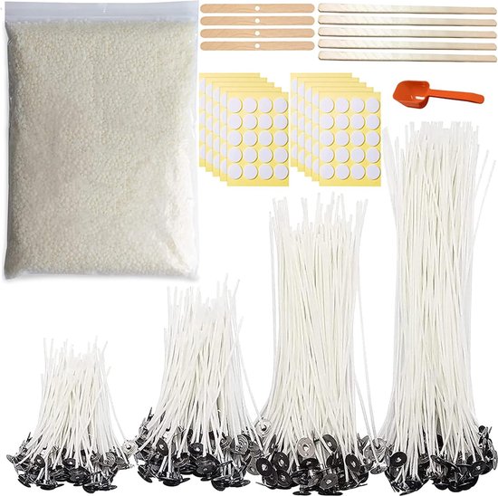 Bonarty 300 stuks aluminium thee licht geval containers & kaars wicks