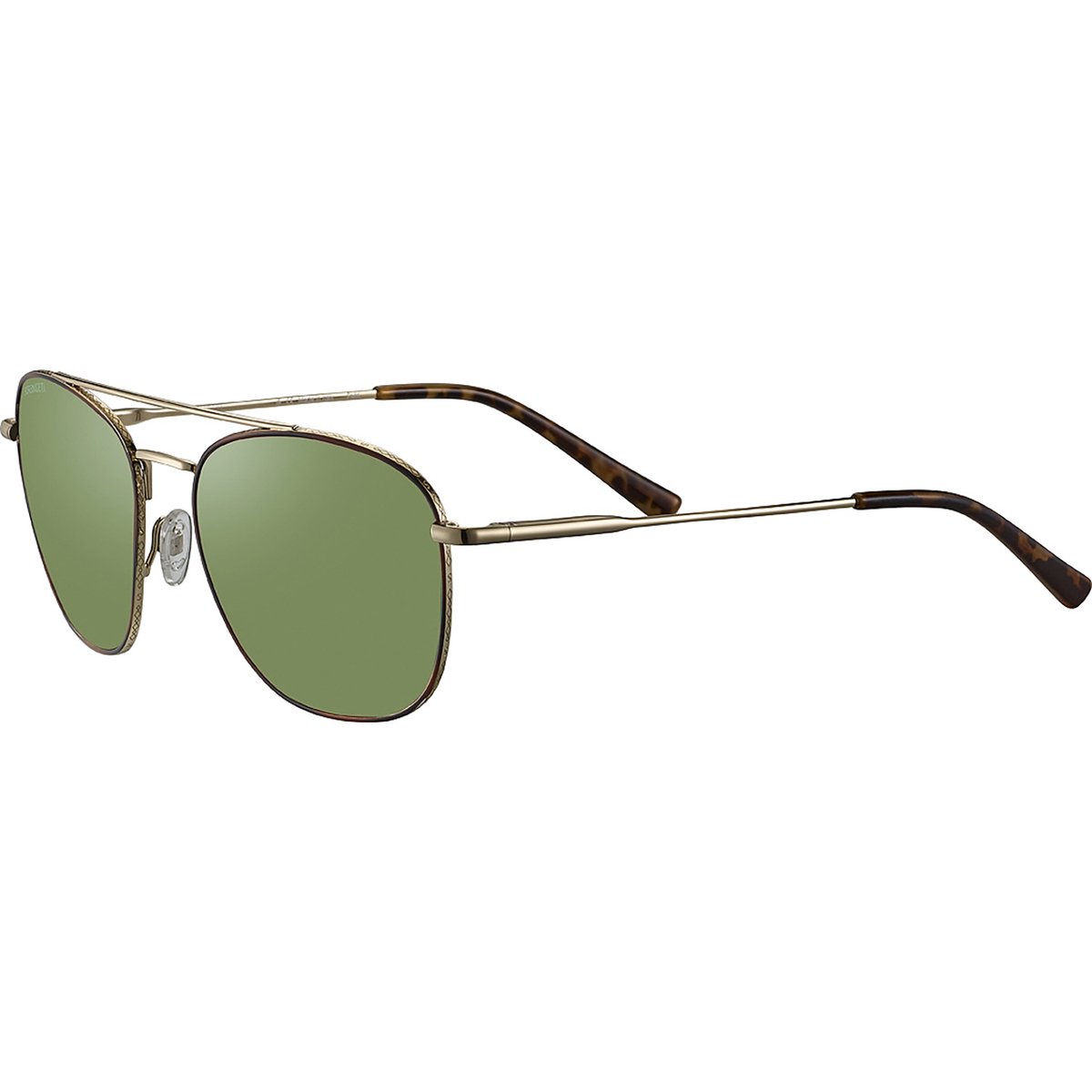 Serengeti Carroll Large SS598005 Shiny Light Gold Havana Non Polarized 555nm