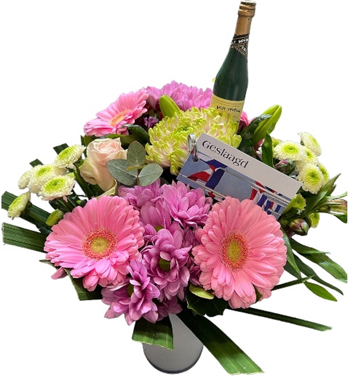 Geslaagd bloemen boeket