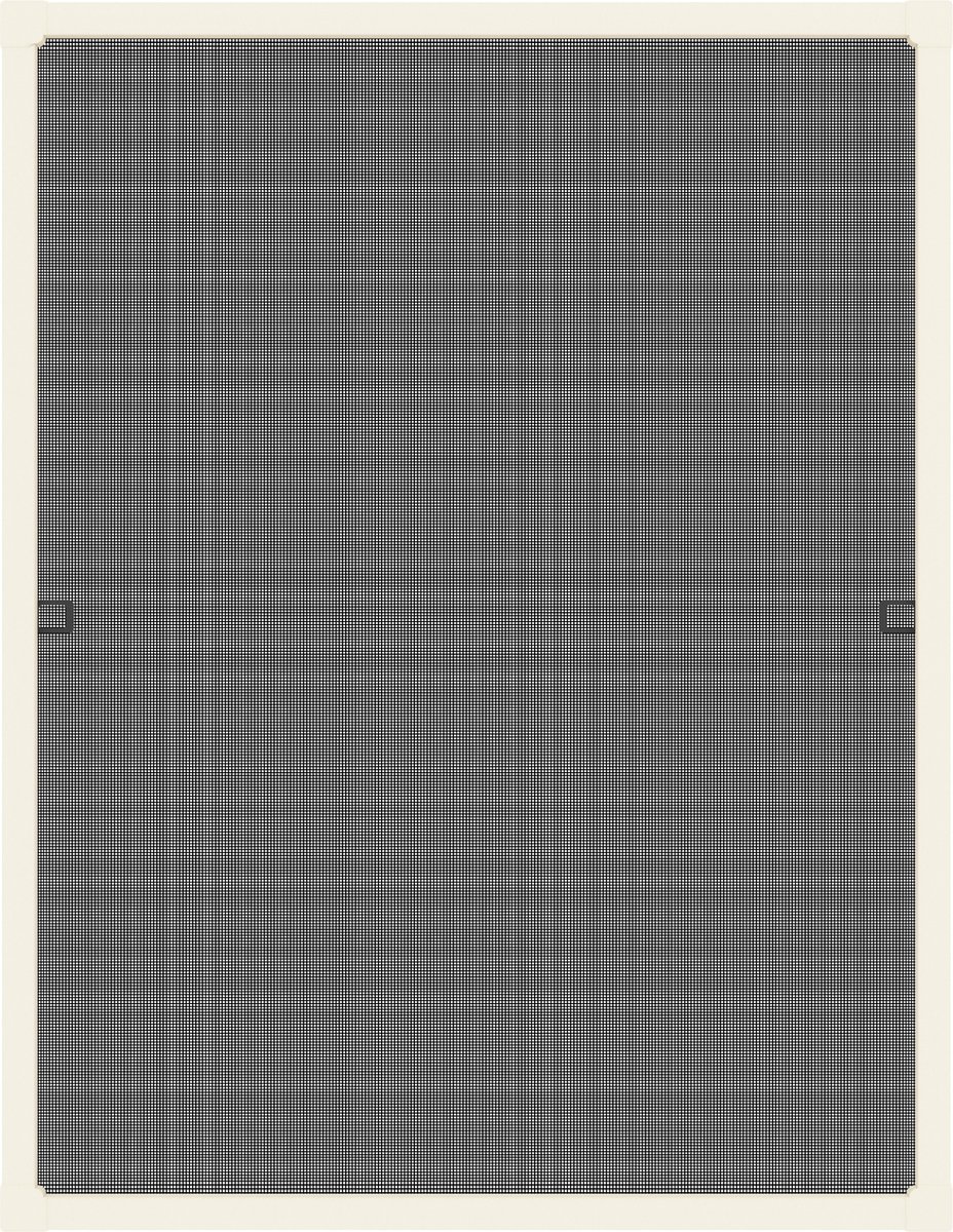 Livn Voorzet Raamhor Basic 100x120cm wit - Zonder schroeven te monteren - Hoogte en breedte onbeperkt inkortbaar - Voor een maximale raamopening van 97x114 cm