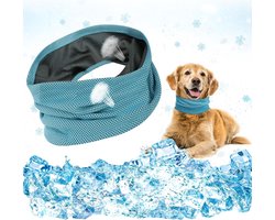 Koelband hond - koelhalsband hond - Koelbandana hond - Koelband - Coolband hond - Coolband - Verkoelende hondenhalsband - Verkoelende honden halsband - Koelhalsband voor hond - Maat L