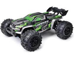 Bestuurbare auto 1:16 Schaal - Hoge Snelheid 50 Km/h - Ideaal voor Volwassenen en Kinderen - 2.4G Afstandsbediening - 4WD Off-Road Monster Truck - Buiten - RC Auto - Rc Truck - Groen