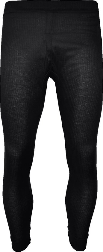Heren thermobroek Heat Booster onderbroek kleur zwart maat XL