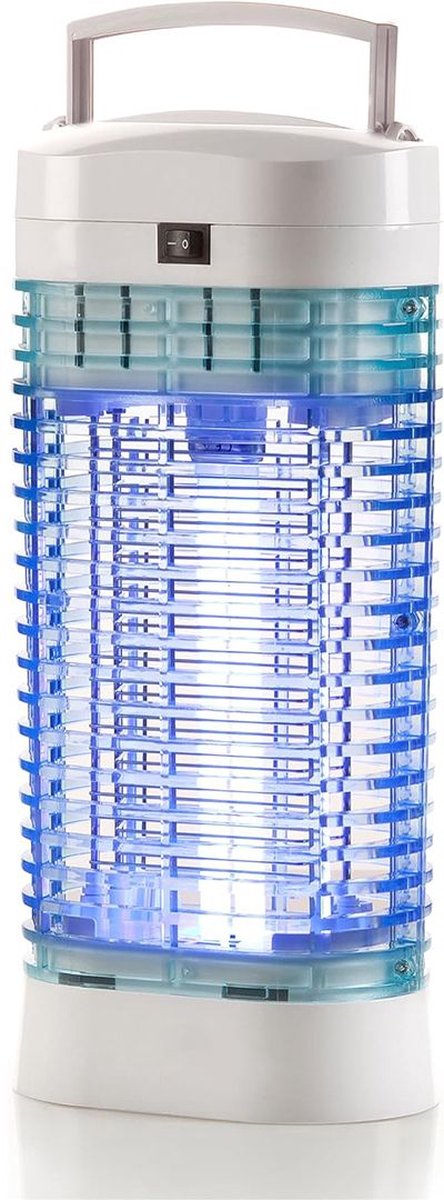 MKSS® Muggenvanger Elektrisch - Muggenlamp voor Binnen en Buiten - Muggenstekker met Filter - Wit met Blauw Licht