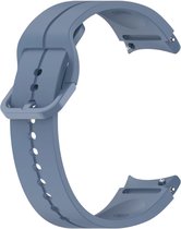 Siliconen bandje - Geschikt voor Samsung Galaxy Watch 6 / 6 Classic / 5 40mm & 44mm / 5 Pro / Watch 4 & Watch 4 Classic / Watch 3 41mm- Blue - Blauw