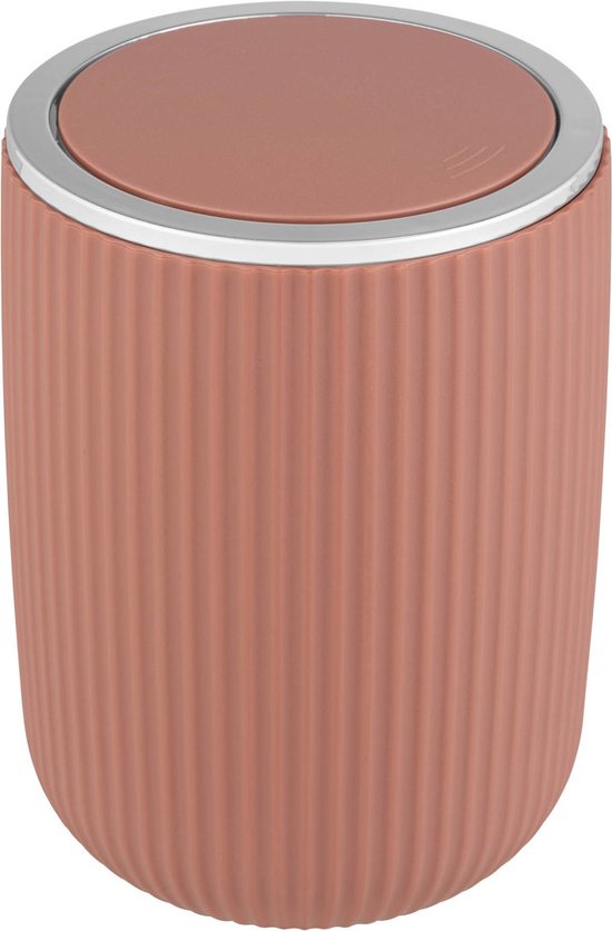 Badkamer prullenbak AGROPOLI met draaideksel, 2 L, WENKO