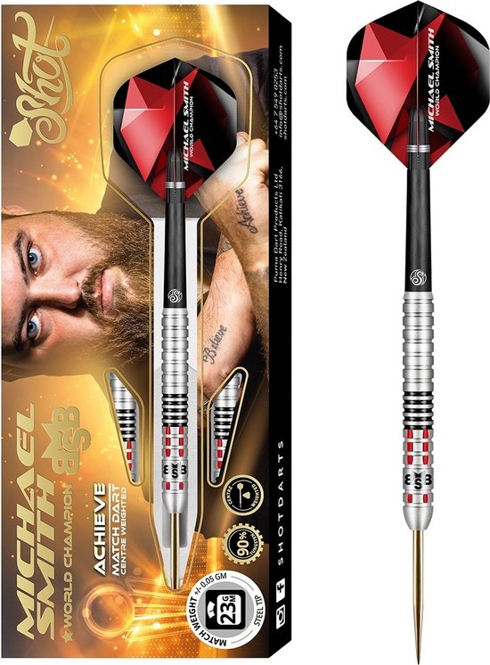 Shot Michael Smith Achieve 90% - Dartpijlen - 22 Gram van Shot! — afbeelding 4