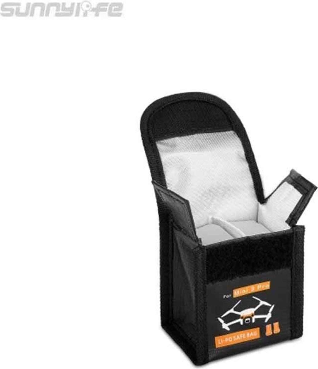 LiPo Safe Bag voor DJI Mini 5 Pro / Mini 4 Pro / Mini 3 Pro / Mini 3 / DJI Lito 1 / X1 – 2 Accu’s thumbnail 2