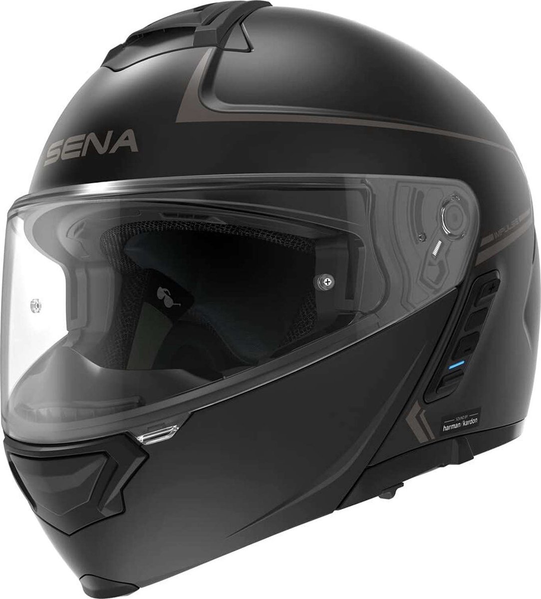 Sena Helmet Impulse Matt Black S - Maat S - Helm