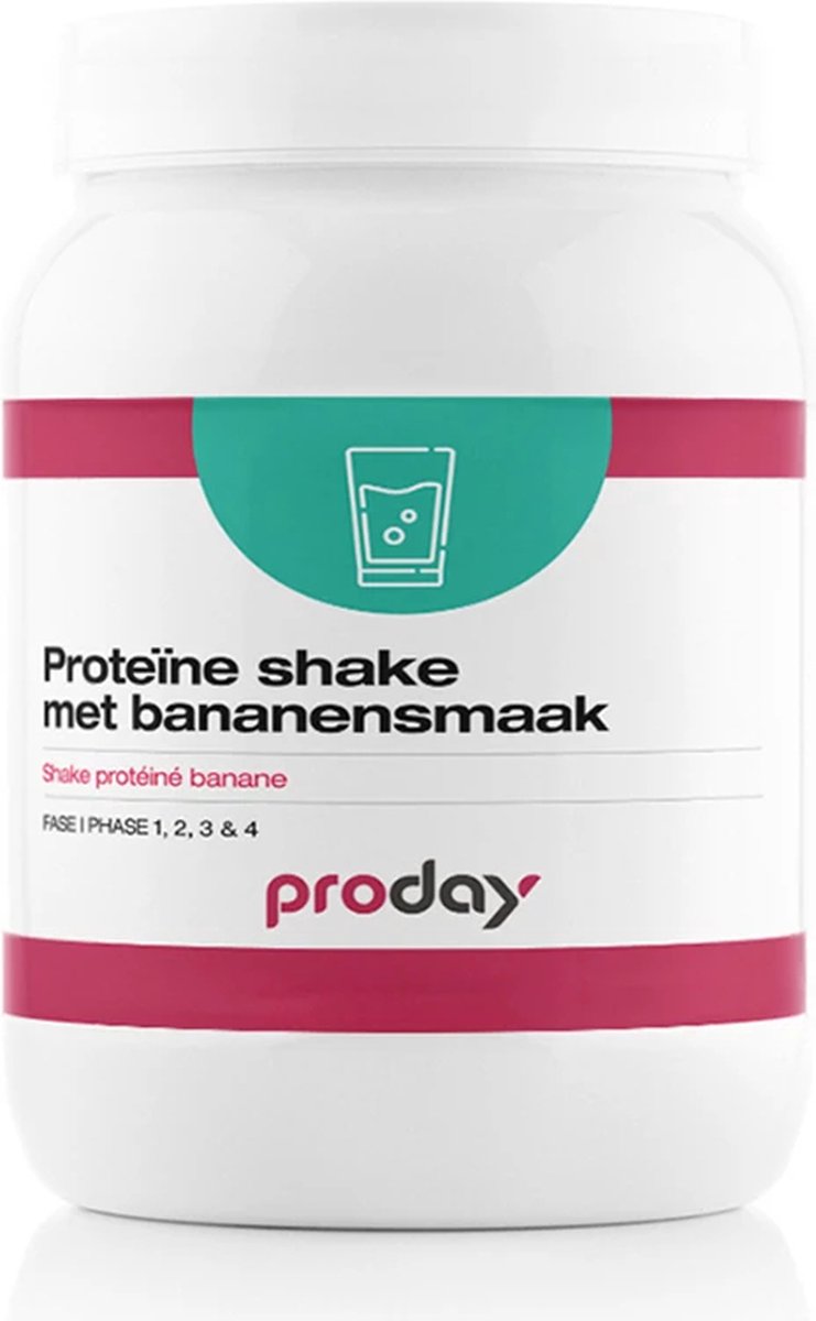 Goedkoopste Proday - Dieetshake - Eiwitrijk & koolhydraatarm - Banaan - 17 porties - 450 gram
