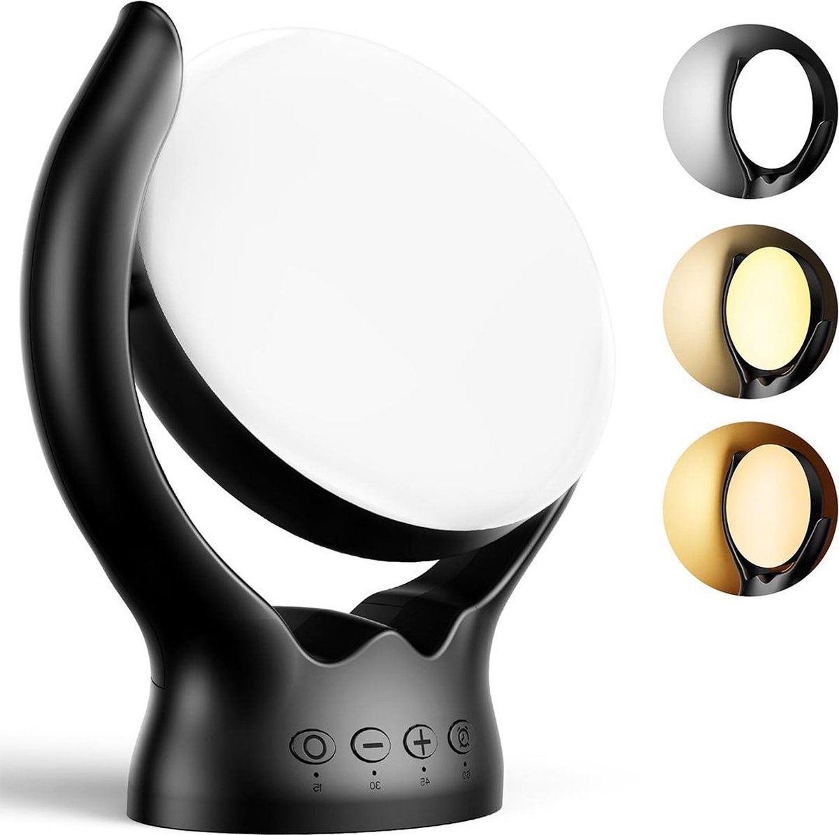 MKSS® Lichttherapie Lamp - Daglichtlamp - Bureaulamp Led - Zwart