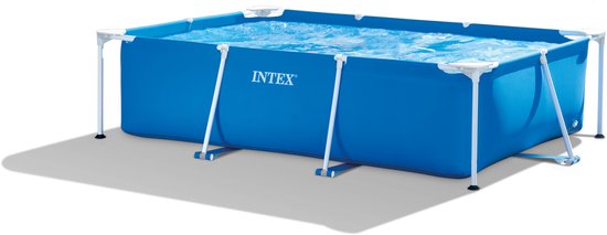 Foto: Intex rectangular frame pool opzetzwembad 260 x 160 x 65 cm