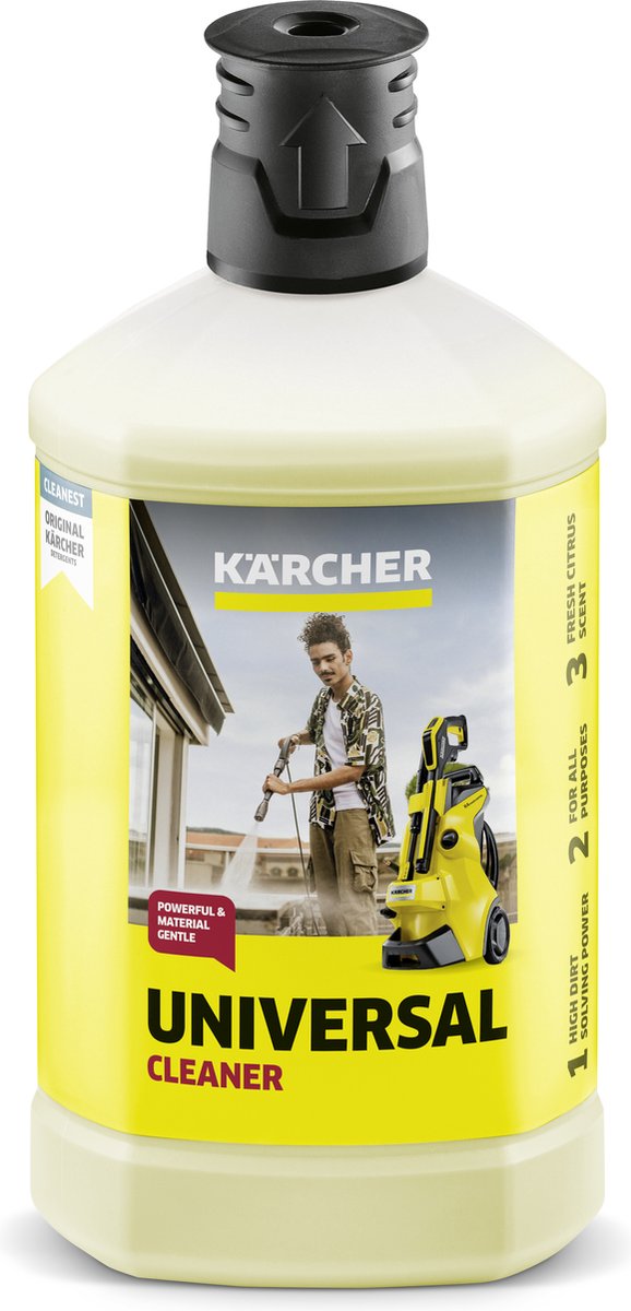 Bol.com Kärcher Allesreiniger RM 626, 1 liter reinigingsmiddel Plug 'n Clean - Hogedrukreiniger - Universele reiniger - pH neutraal aanbieding