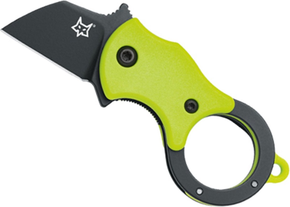 Fox Zakmes Mini-TA Folding Green w/ Black Blade