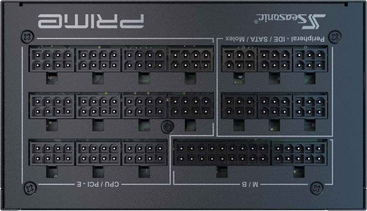 Seasonic Prime -Tx-1600 Power Supply Unit 1600 W 20+4 Pin Atx Atx Zwart voeding - afbeelding 5