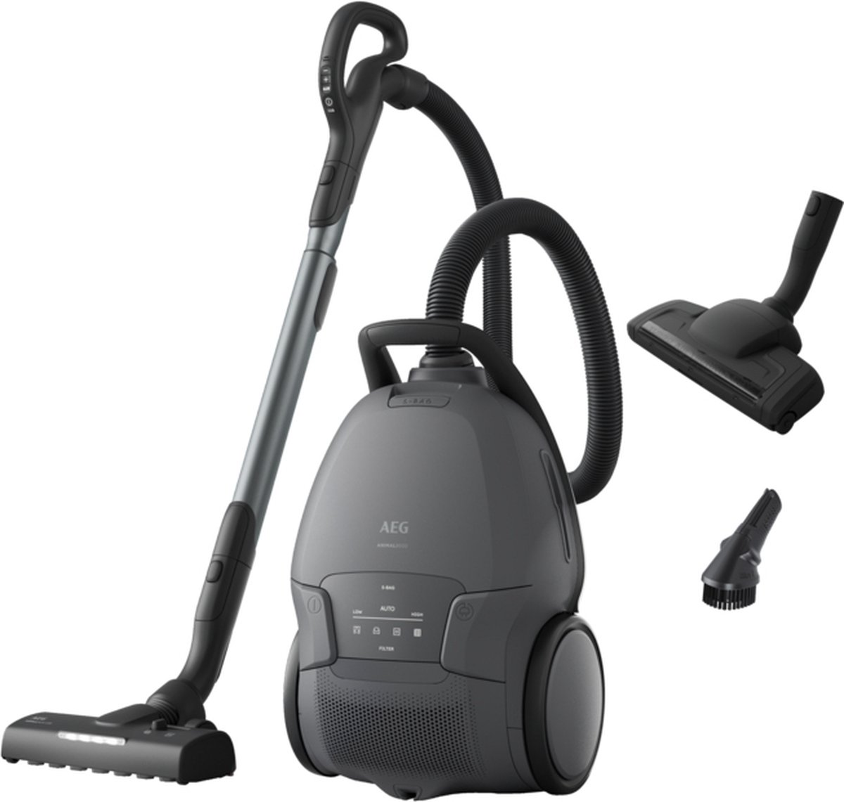 Bol.com AEG AB81A2DG 8000 serie - Stofzuiger met zak - Granite Grey - Hepa 13 aanbieding