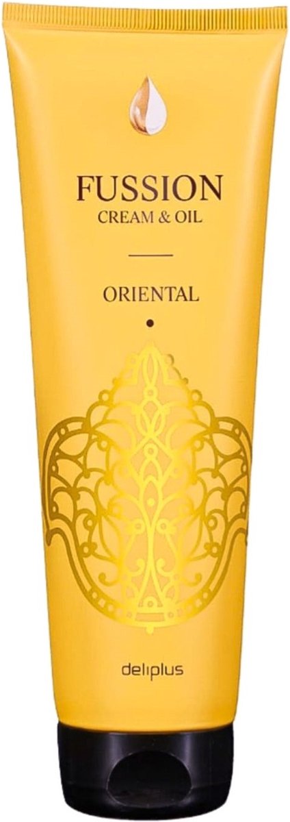 Deliplus | Fussion Body Cream & Oil Oriental | Unieke Formule | Verzorgend, voedzaam en intens verzachtend | Uit Spanje | 250ml