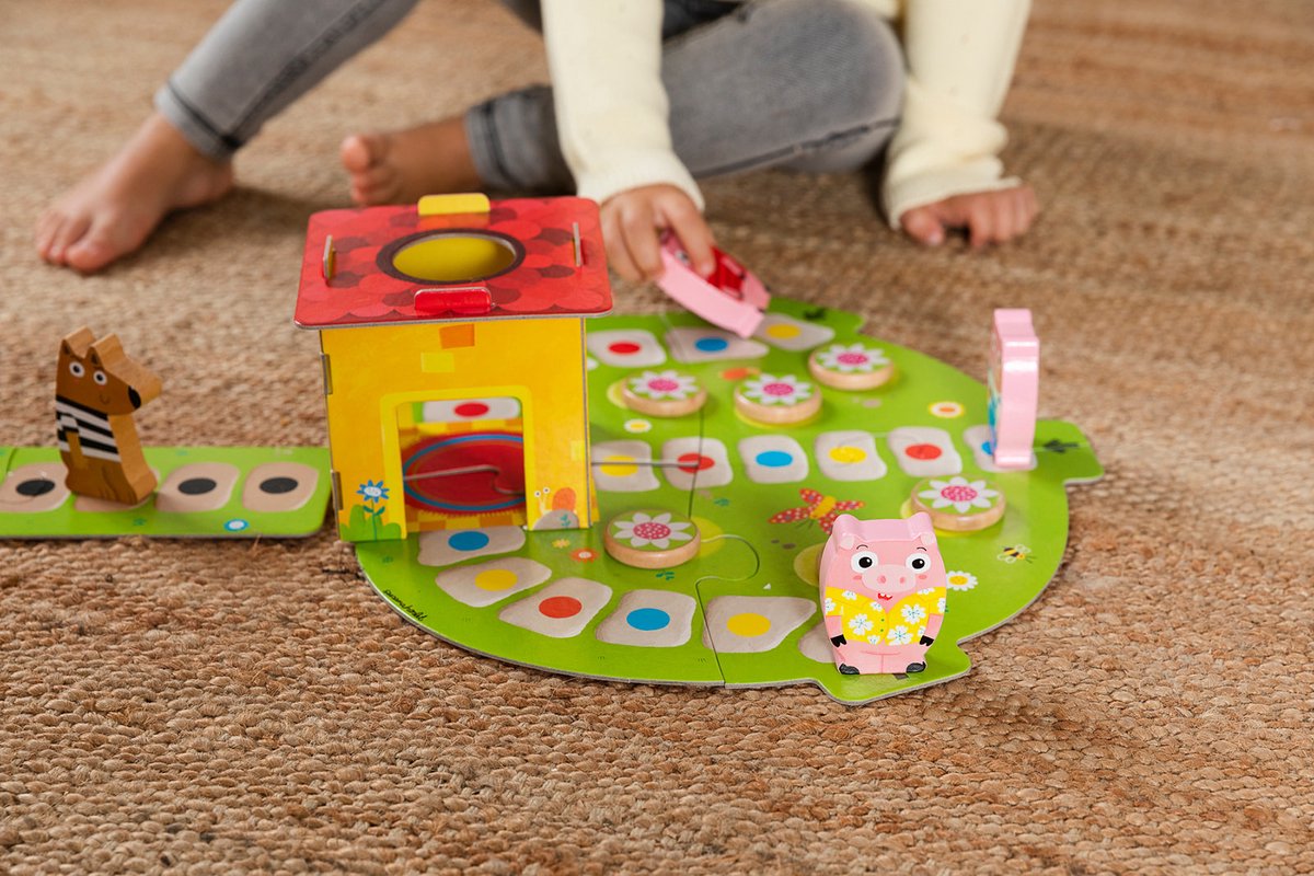 Jumbo - Goula - Drie Kleine Biggetjes - Kinderspel - Bordspel kinderen vanaf 2 jaar - Speelgoed — afbeelding 12