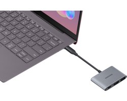 Samsung Multiport Adapter USB-C naar HDMI USB 3.1 en PD 3.0 – EE-P3200BJ – zilver