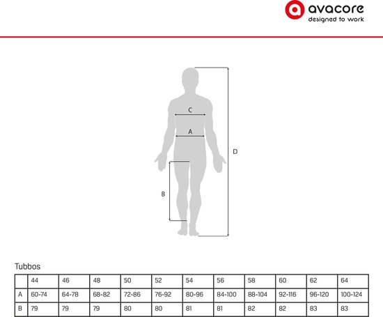 Pantalon de travail taille TUBBOS bleu marine/olive - Taille 56