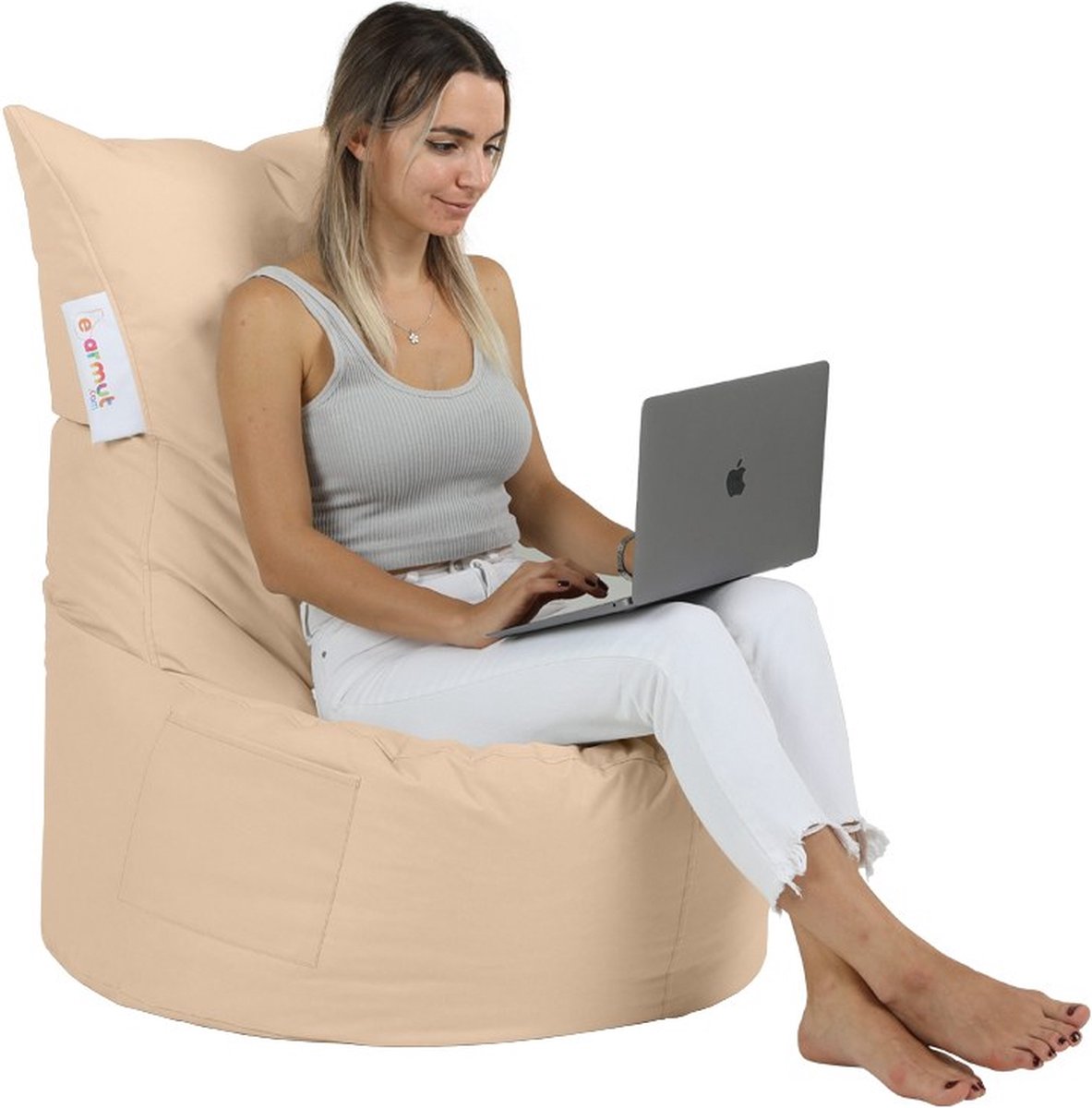 Balina Tuinzitzak | Waterdicht Polyester | Nerts - Emob - Zitzak - Beige - Polyester