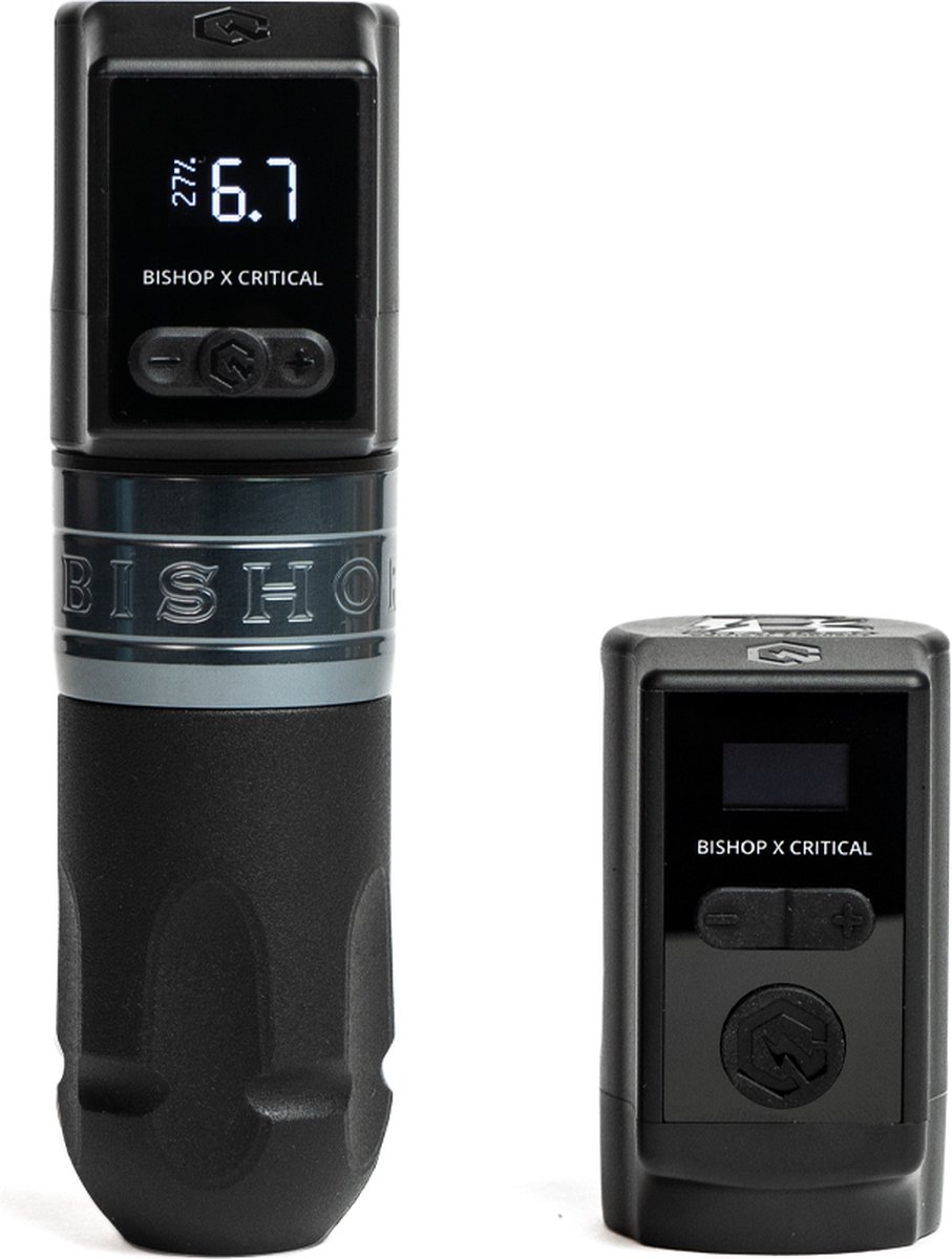 Bishop Power Wand Advanced Full Set Shader | Professionele Shader Machine Voor Lijnen Schaduw En Vulling | Stevige Tatoeage Gun Voor Studio En Gastspots | Controle En Stabiliteit Voor Precies Werk | Betrouwbare Setup Voor Beginners En Professionals