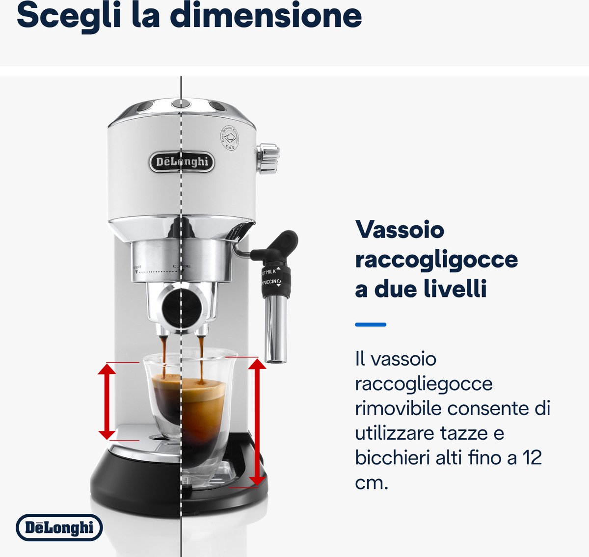 De'Longhi Pompdruk espressoapparaat EC685.W thumbnail 8