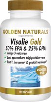 Bol.com Golden Naturals Visolie Gold 50% EPA & 25% DHA (180 softgel capsules) aanbieding