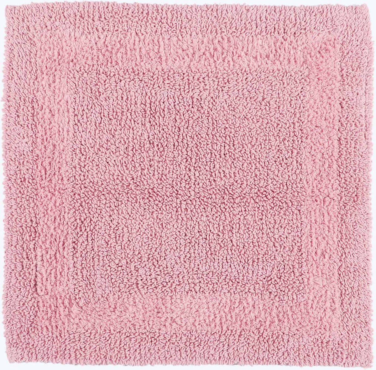 Homescapes douchemat roze 50x50 cm gemaakt van 100% katoen