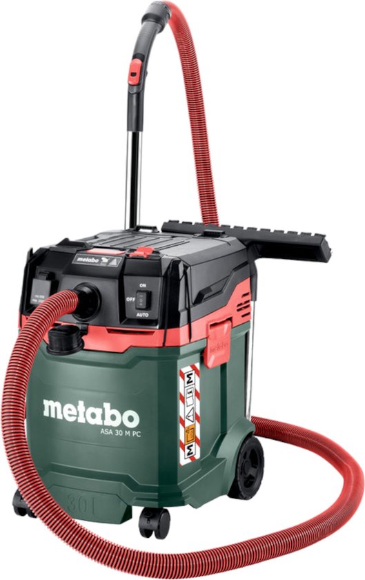 Metabo ASA 30 M PC - Trommelstofzuiger - 1200W - 30L - Droog en Nat