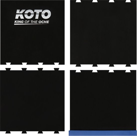 KOTO Puzzel Dartmat 237 x 60 cm, Blauwe Oche + Zwarte Dart Mat, Schuim Dartmat Beginners & Professionals van KOTO — afbeelding 3