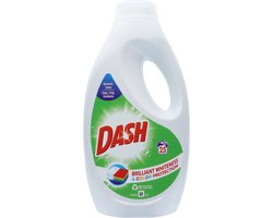 Voordeelverpakking van 2 x 25sc Dash vloeibaar wasmiddel groen 825 ml