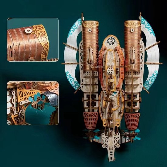 3D Puzzel - Luchtschip - Figured'Art