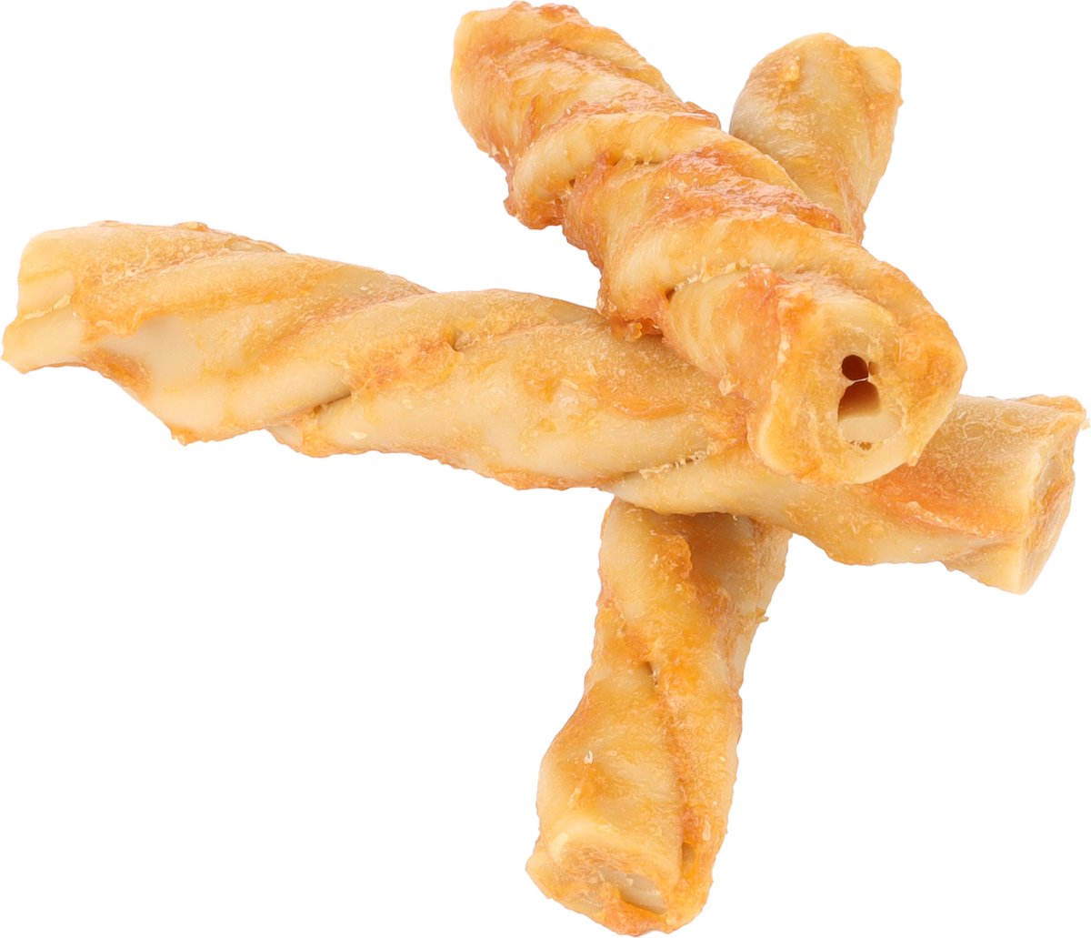 ZERO RAWHIDE TWIST MET KIP 12,5CM 3ST 120GR
