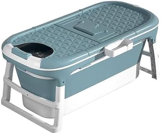 Onlynery Opvouwbare badkuip, opvouwbare mobiele badkuip voor volwassenen, ideaal voor kleine badkamer, familie, badkamer, spa, badkuip voor, warm, ijsbad