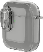 Mobigear Hoesje geschikt voor Apple AirPods 2 Hardcase Hoesje | Mobigear Crystal Clip - Grijs