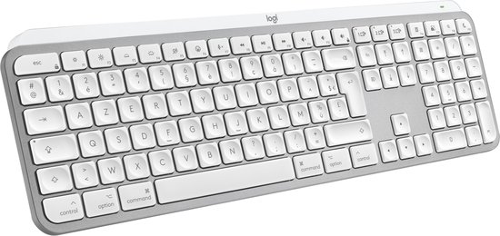 Logitech MX Keys S voor Mac - Toetsenbord - Draadloos - AZERTY FR ISO - Wit