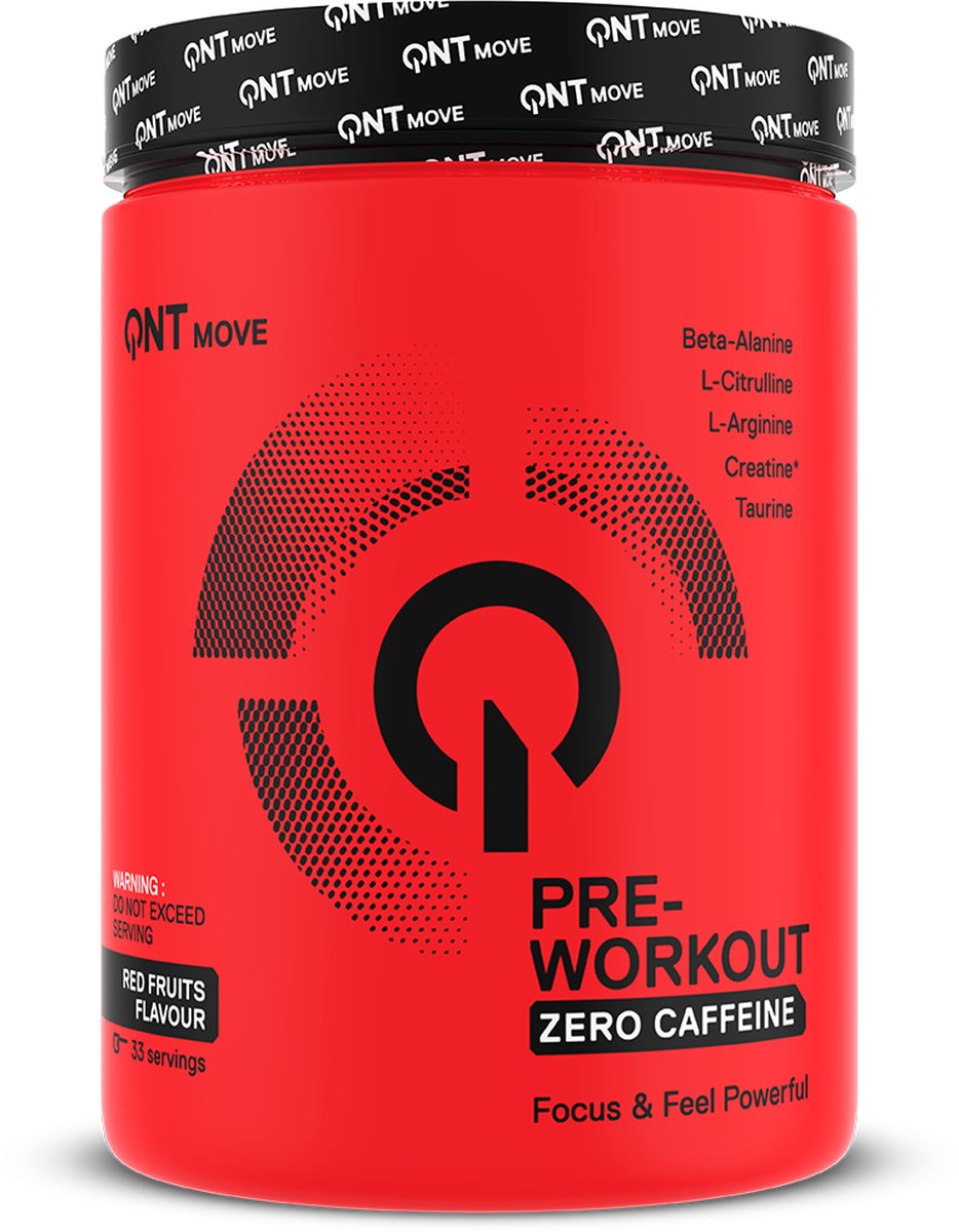 Goedkoopste QNT Pre Workout Pump RX (300gr, smaak rode vruchten