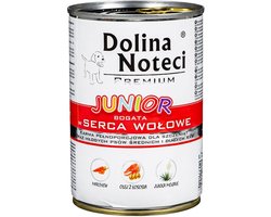 Dolina Noteci Premium Junior - Nat Hondenvoer - Runderharten - Puppy - 24x400g Voordeelverpakking