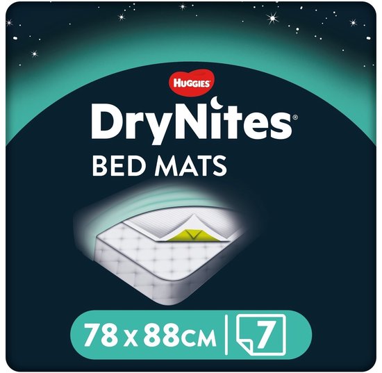 DryNites Matrasbeschermers - 7 stuks - extra absorberend - bedmats