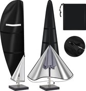 Parasolhoes waterdicht met ritssluiting - geschikt voor 2 tot 4 m grote cantilever parasol - beschermhoes (265 x 45/70/50 cm) - Premium kwaliteit