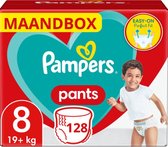 Pampers Pants Taille 8 - 128 Couches Pantalons Boîte Mensuelle