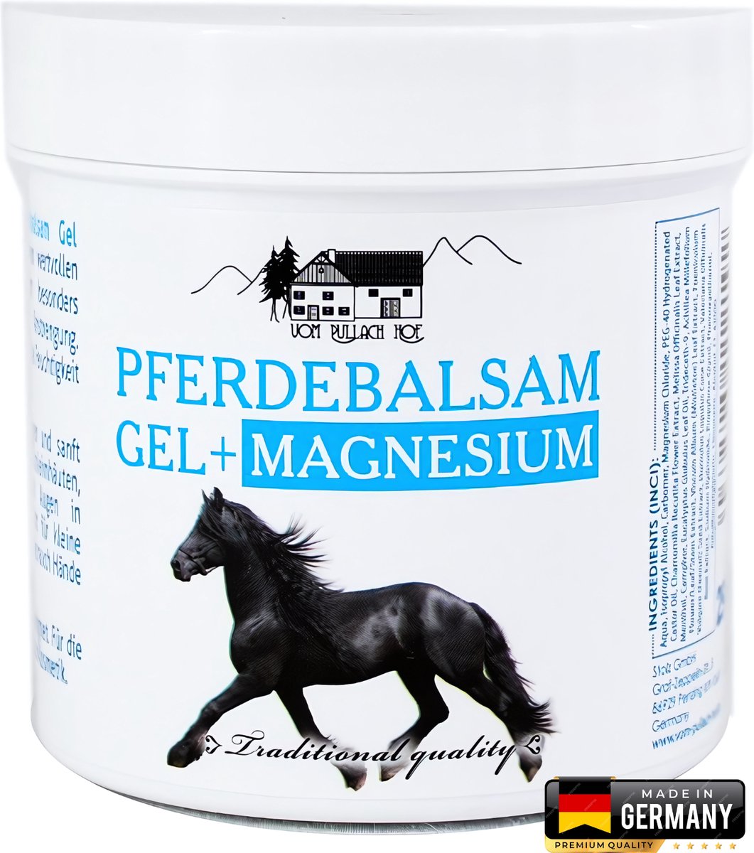 Pullach hof - Paardenbalsem Gel met Magnesium - 250 ml - vermoeidheid in spieren en gewrichten