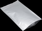 50 stuks zilver pure aluminiumfolie stand-up mylar bags voedselopslag zakken - hitteverzegeling - geurbestendige verpakkingszakken - 18 x 25 cm