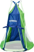 Tent Hoes voor Nestschommel Accessoires - Tuinschommel 90 cm - Blauw-Groen
