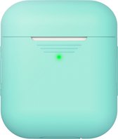 KeyBudz Hoesje schokbestendig Geschikt voor AirPods 2 / 1 - KeyBudz Elevate Series case - turquoise