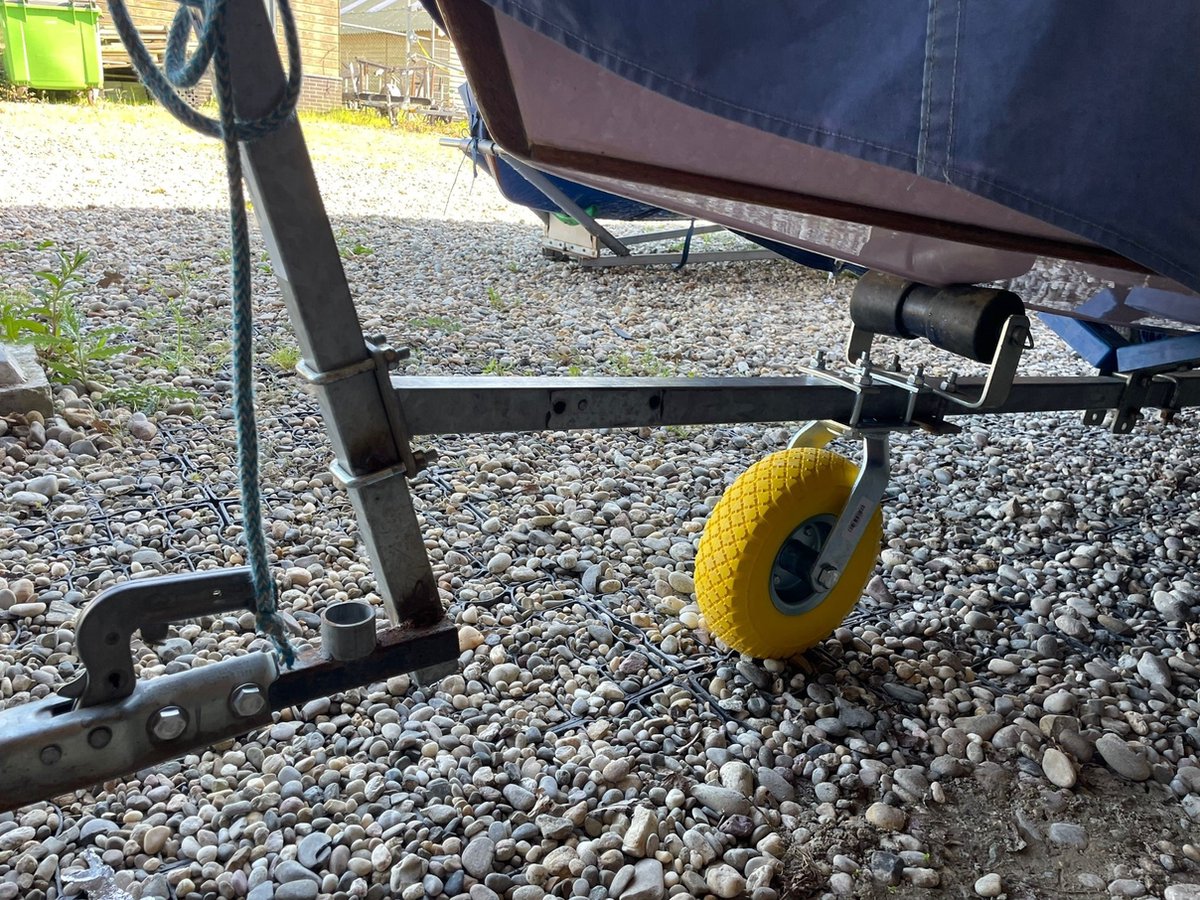 Steunwiel zwenkwiel set - inclusief montagematerialen - 80 kg draagvermogen