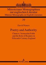 Muensteraner Monographien zur englischen Literatur / Muenster Monographs on English Literature 39 - Poetry and Authority