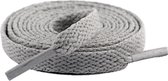 SneakersAdept - Grijze Veters - Grijs - 150cm - Katoen-Nylon - Voor sneakers - Geschikt voor Nike modellen